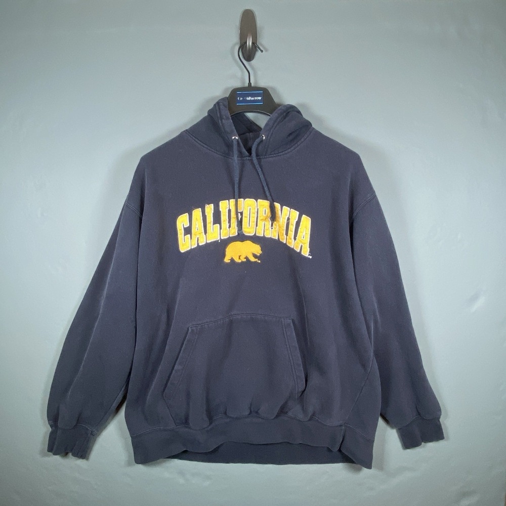 UC Berkeley Navy Blue Hoodie Size XXL MV Authentic